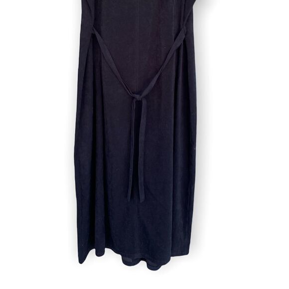 Orvis Sz 14P Button Down Front Tie Back Sleeveless Maxi Dress - Picture 5 of 7